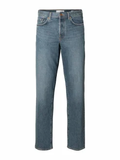 Farkut<Selected Regular Tape Cole -farkut BLUE DENIM