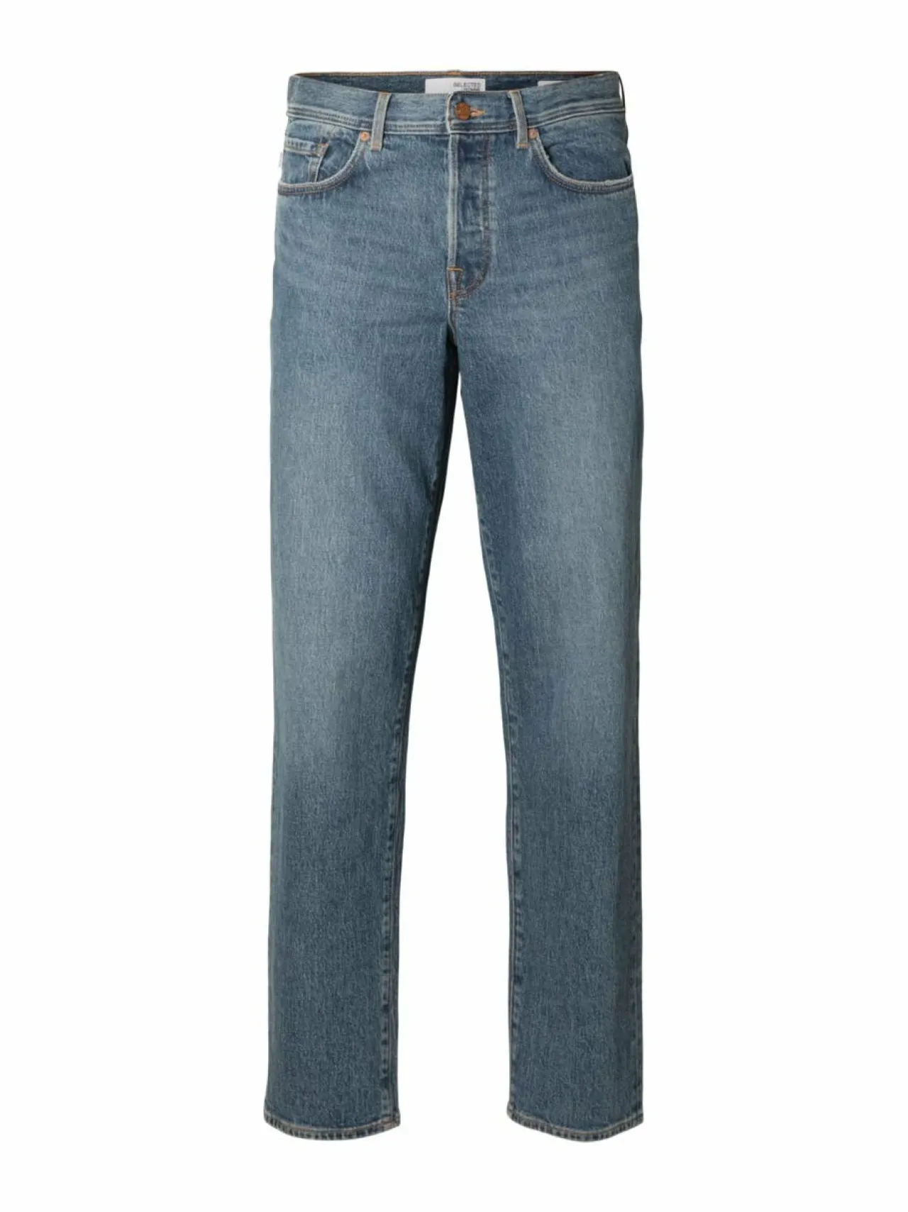 Farkut<Selected Regular Tape Cole -farkut BLUE DENIM