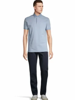 Housut<GANT Regular Twill -chinot 410 MARINE