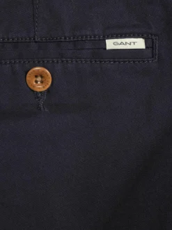Housut<GANT Regular Twill -chinot 410 MARINE