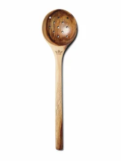 Keittiötarvikkeet<DUTCHDELUXES Reikälusikka 30,5 cm WOOD