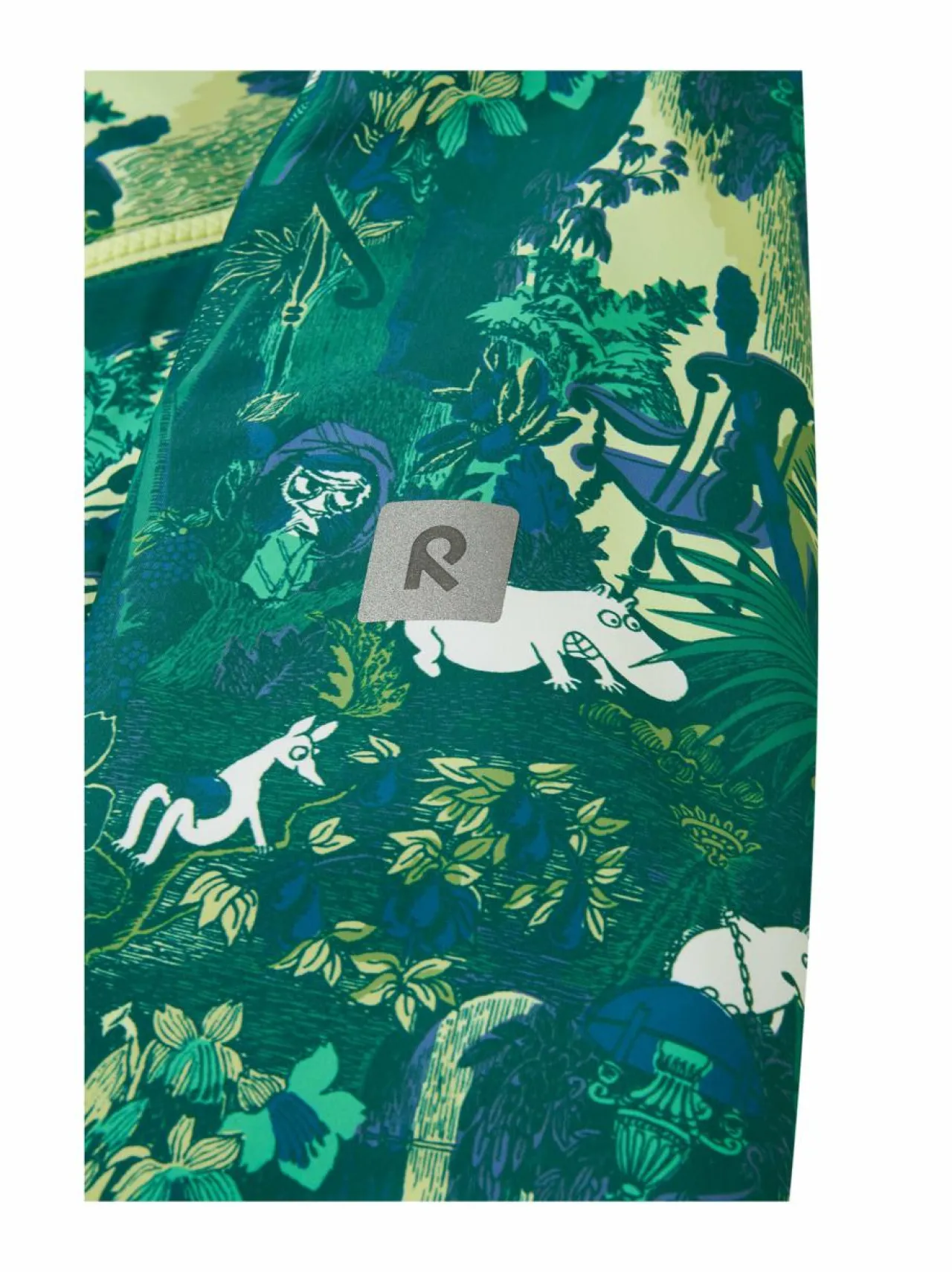Ulkoiluvaatteet<Reima Tec Moomin Hete -vedenpitävä takki 81A2 LIGHT LIME