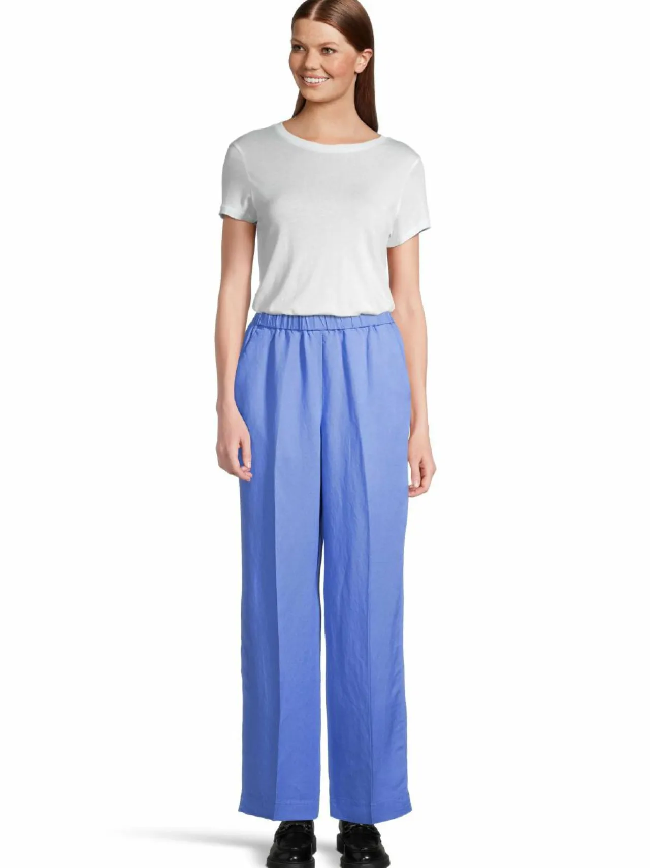 GANT Relaxed fit Pull On -pellavasekoitehousut^ Housut