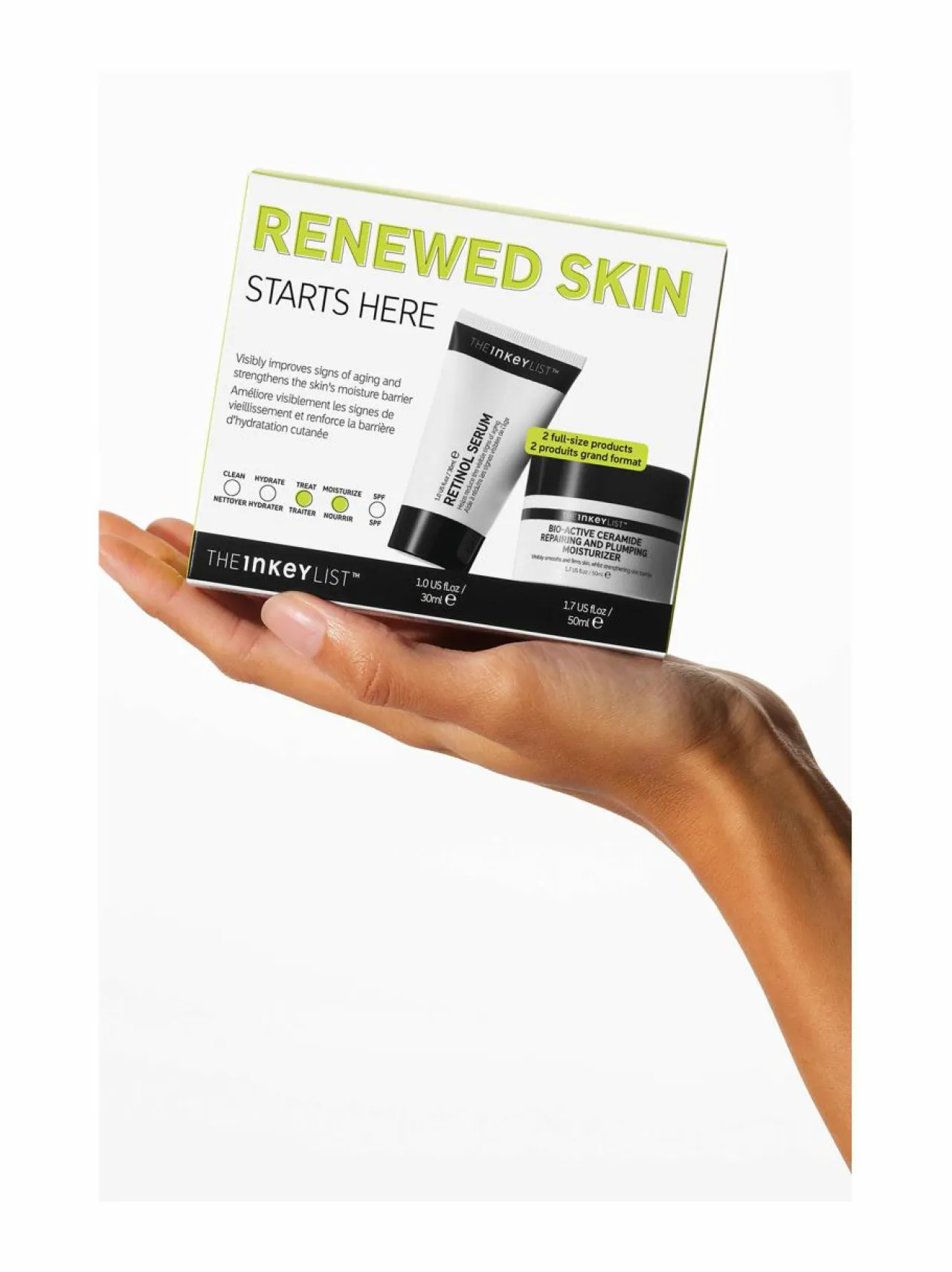 The Inkey List Renewed Skin Starts Here -ihonhoitopakkaus^ Ihonhoitopakkaukset