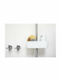 Kylpyhuonetarvikkeet<Brabantia ReNew-suihkuteline WHITE