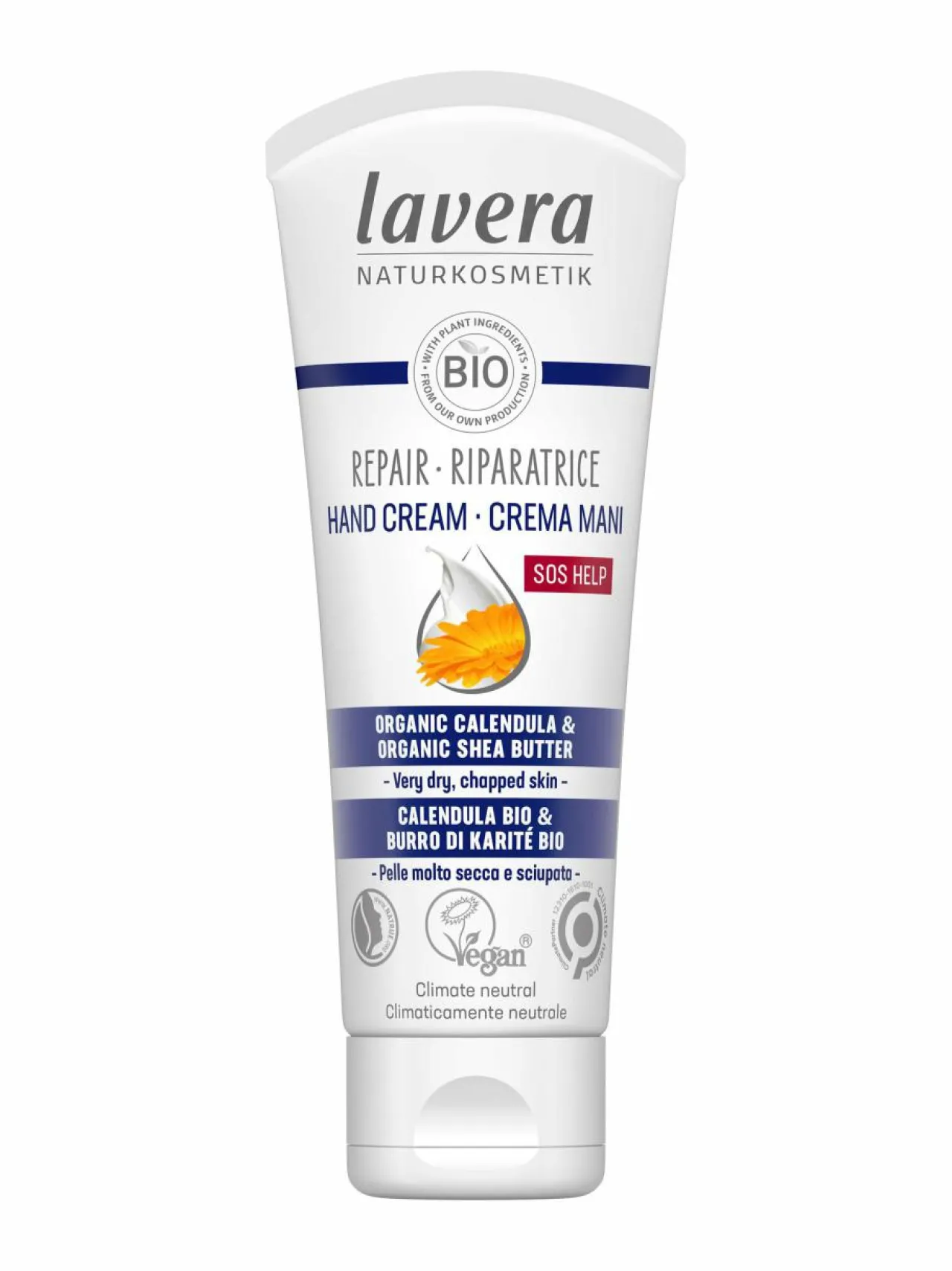 Lavera Repair Hand Cream -käsivoide 75 ml^ Vartalonhoito
