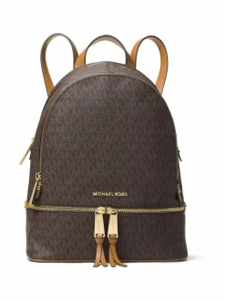 Reput|Reput<Michael Michael Kors Rhea Medium Backpack -reppu BROWN