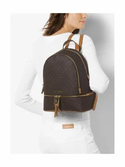 Reput|Reput<Michael Michael Kors Rhea Medium Backpack -reppu BROWN