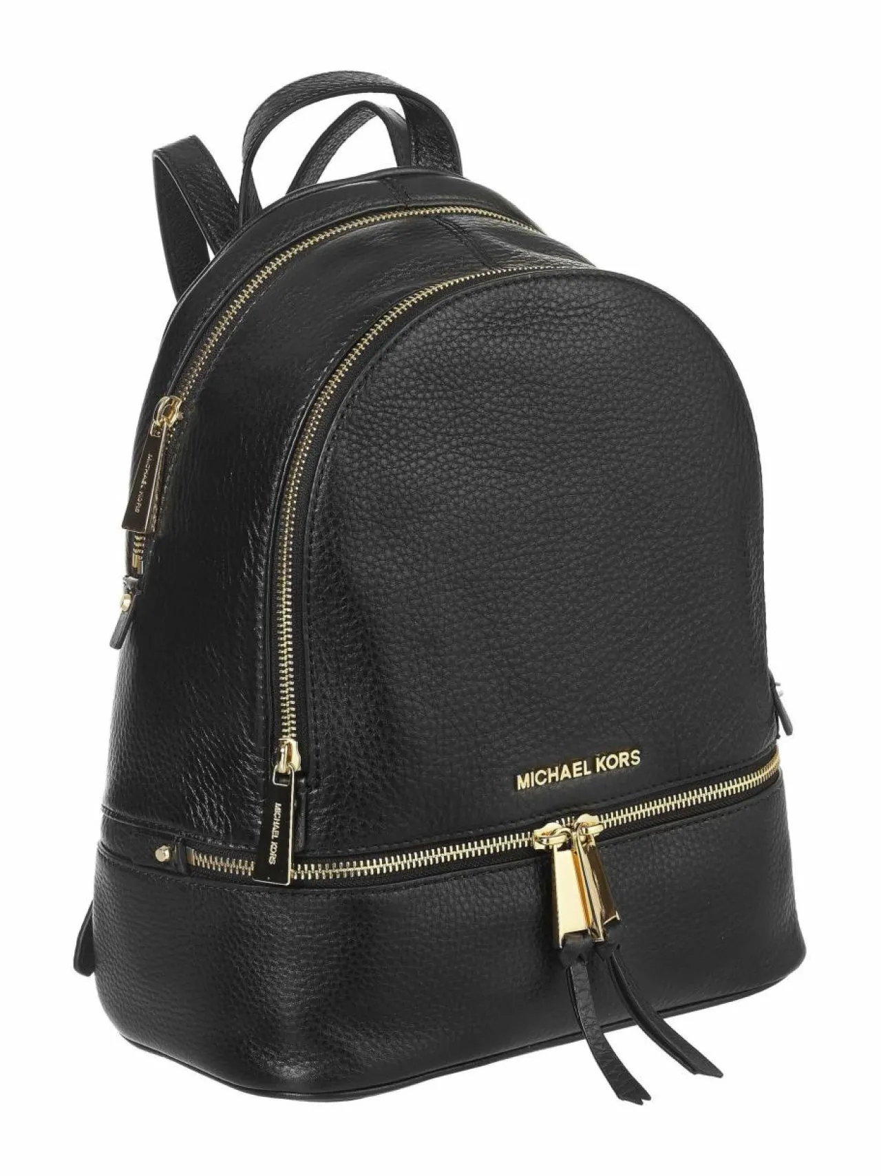 Käsilaukut<Michael Michael Kors Rhea Zip -nahkareppu BLACK (MUSTA)