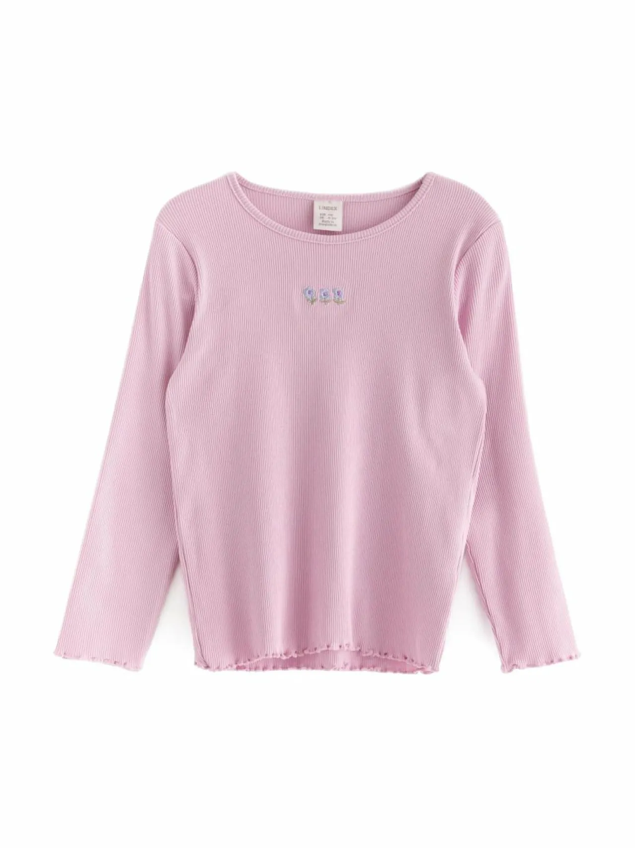 Lindex Rib Flower -paita^ Pitkähihaiset Trikoopaidat