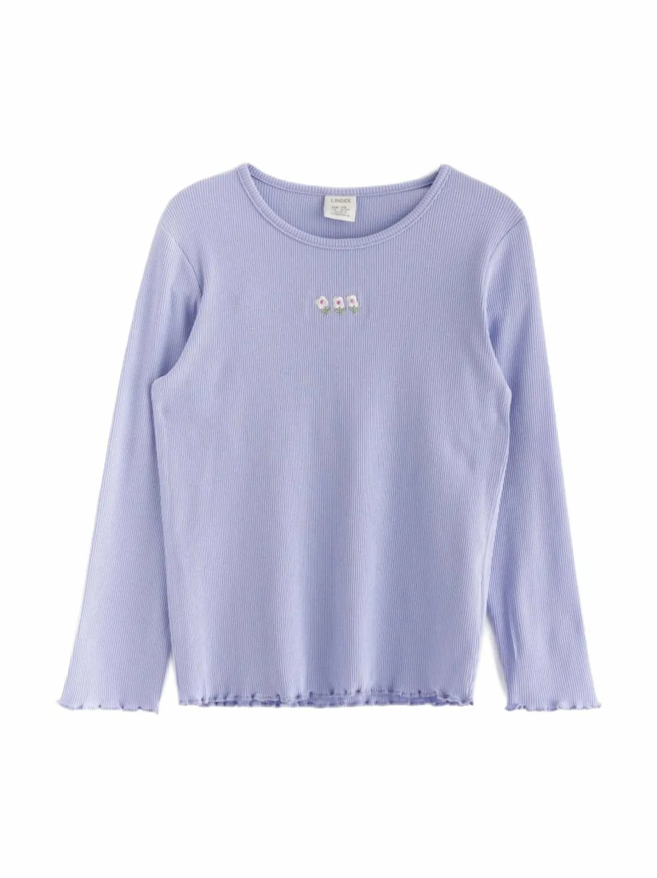 Lindex Rib Flower -paita^ Pitkähihaiset Trikoopaidat