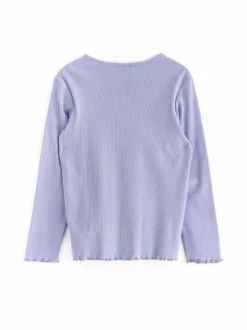 Lindex Rib Flower -paita^ Pitkähihaiset Trikoopaidat