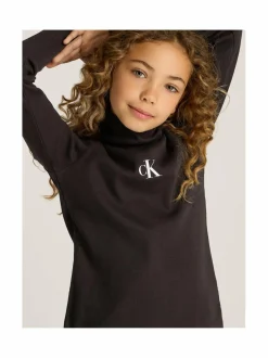 Calvin Klein Kids Rib Slim Rollneck -paita^ Pitkähihaiset Trikoopaidat