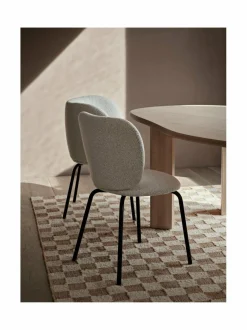 Tuolit & Jakkarat<Ferm Living Rico Soft Bouclé -tuoli OFF-WHITE/SAND