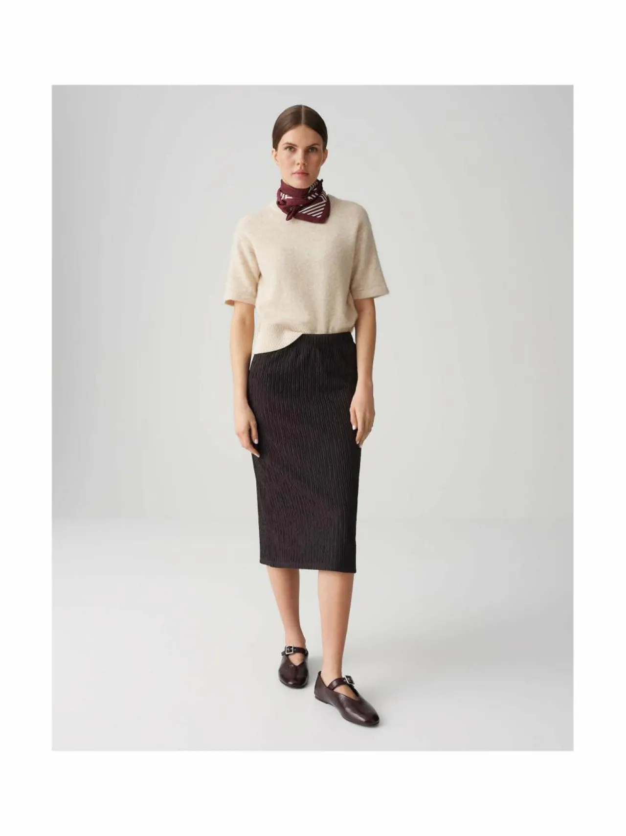 Hameet<Opus Rilasa Structured -midihame 20024 MIDNIGHT BROWN