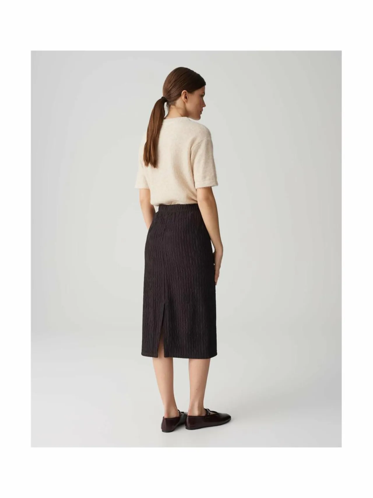 Hameet<Opus Rilasa Structured -midihame 20024 MIDNIGHT BROWN