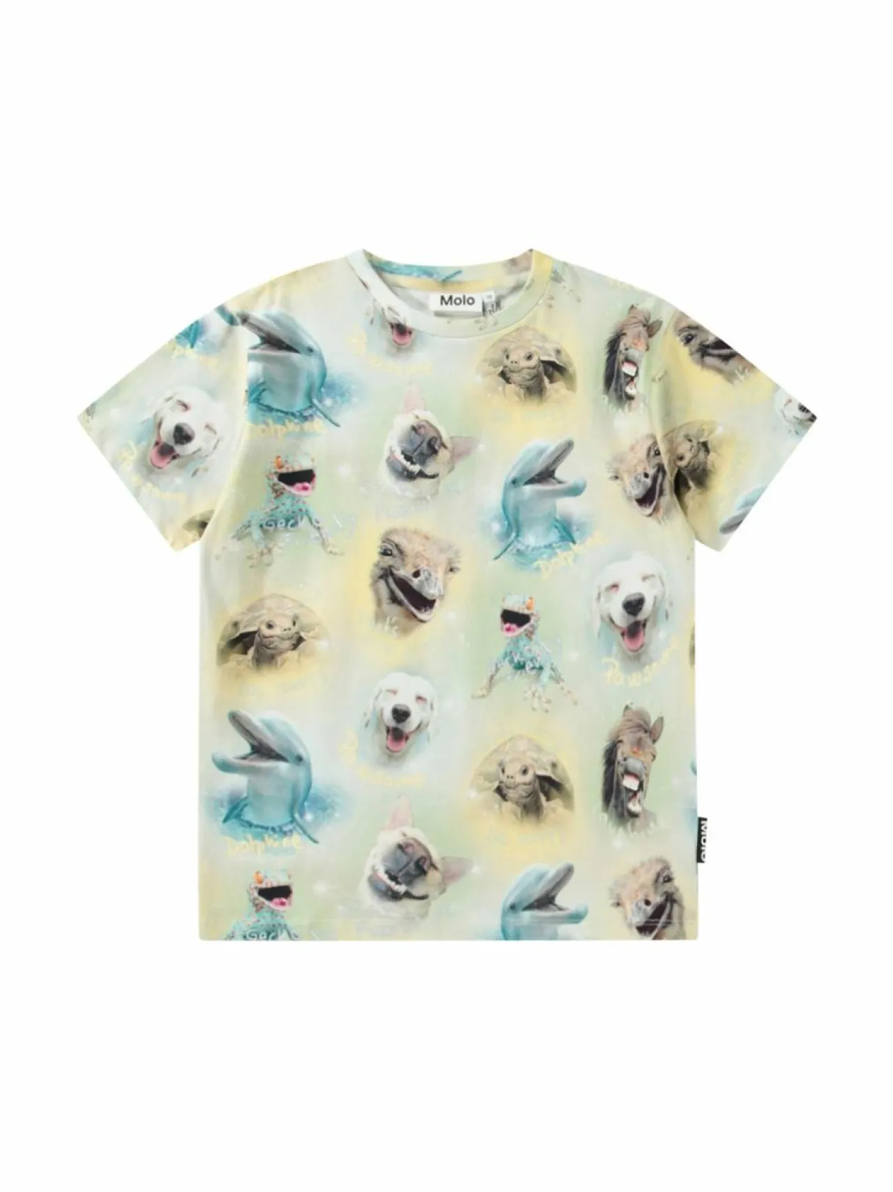 Molo Riley Smiling Animals t-paita^ T-Paidat|T-Paidat