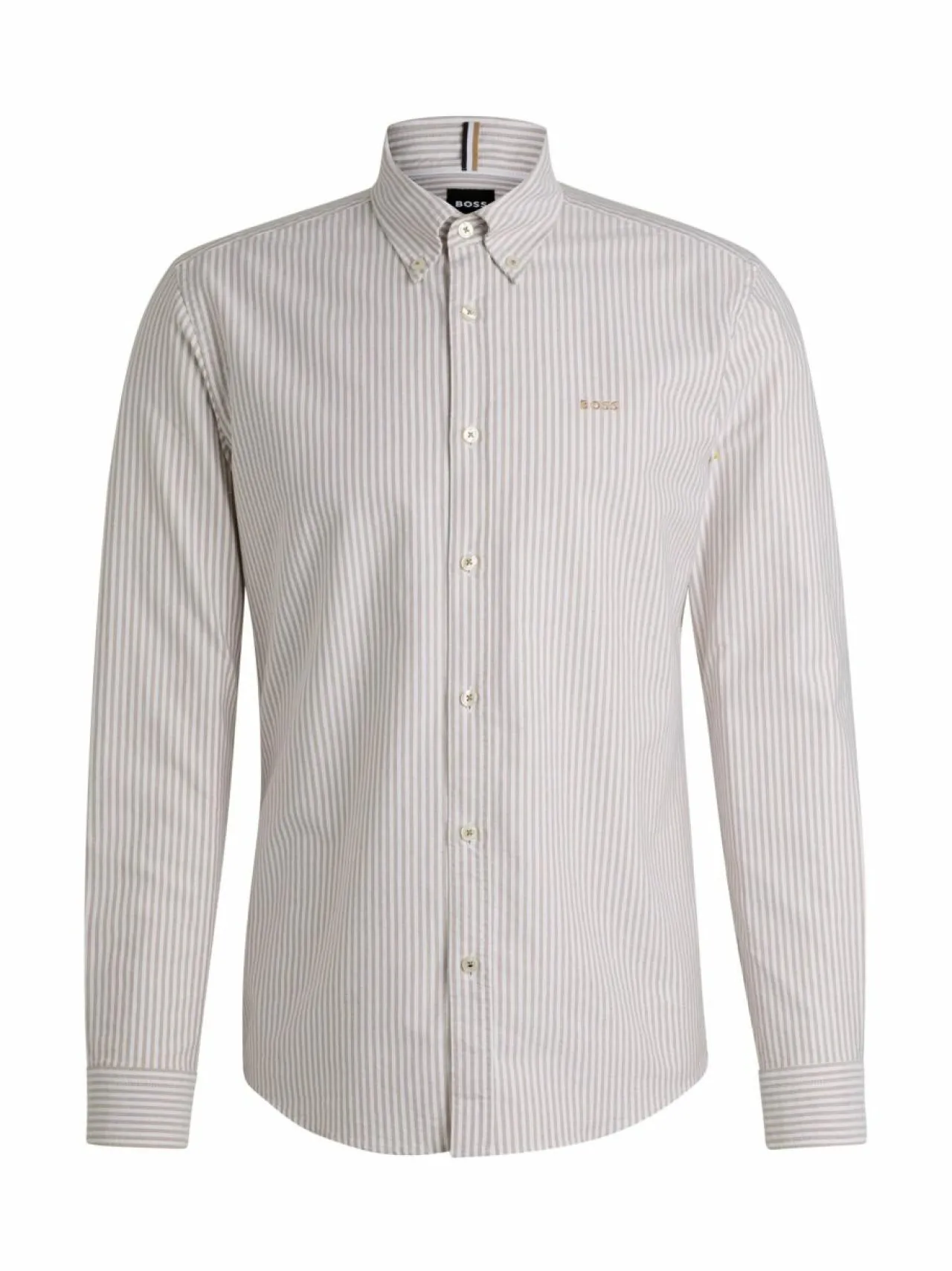 Paidat<BOSS Roan Oxford Slim Fit -kauluspaita 282 OPEN BEIGE