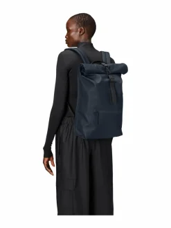 Reput|Reput<Rains Rolltop W3 - vedenkestävä reppu 47 NAVY