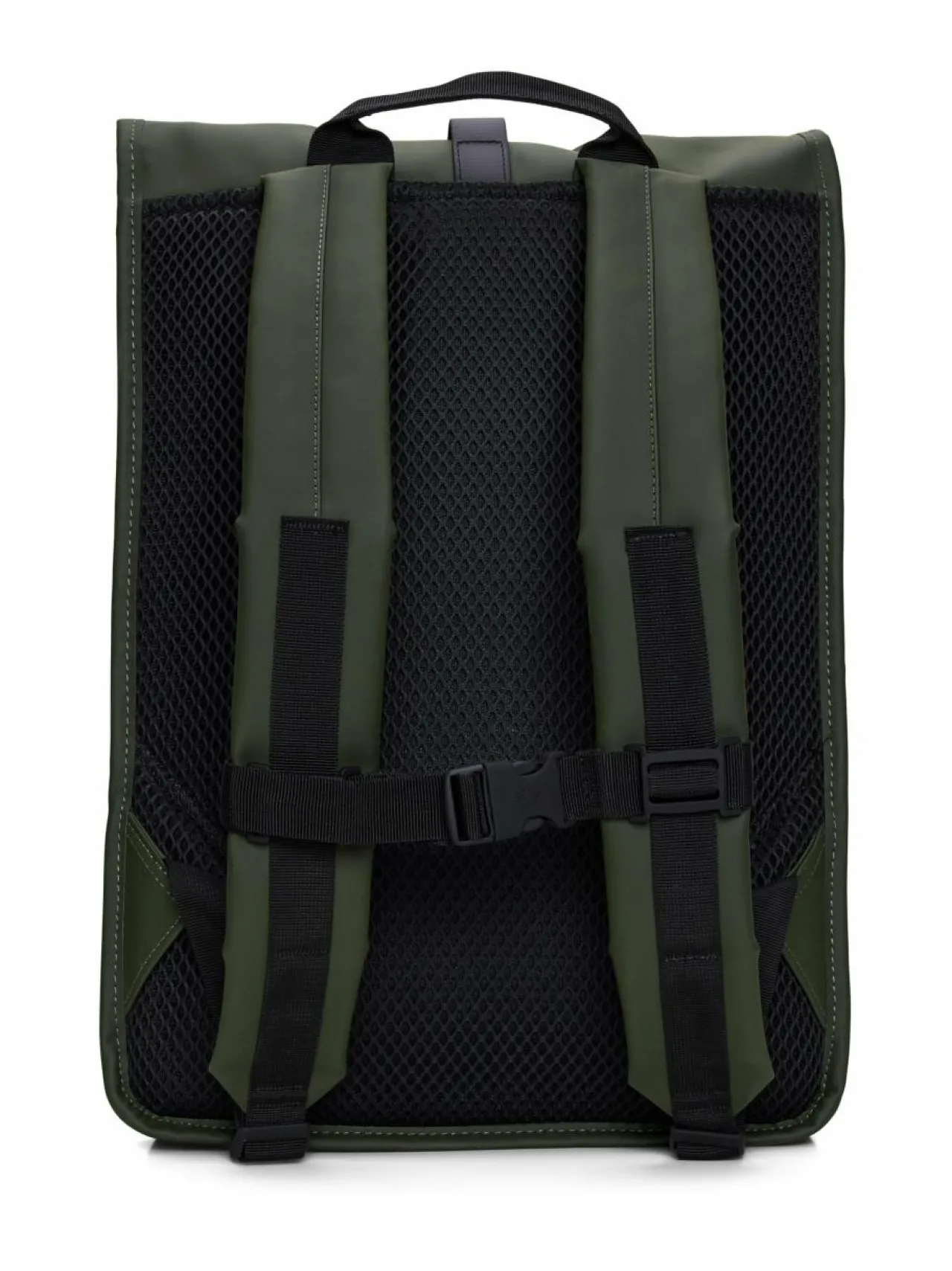 Reput|Reput<Rains Rolltop W3 - vedenkestävä reppu 03 GREEN