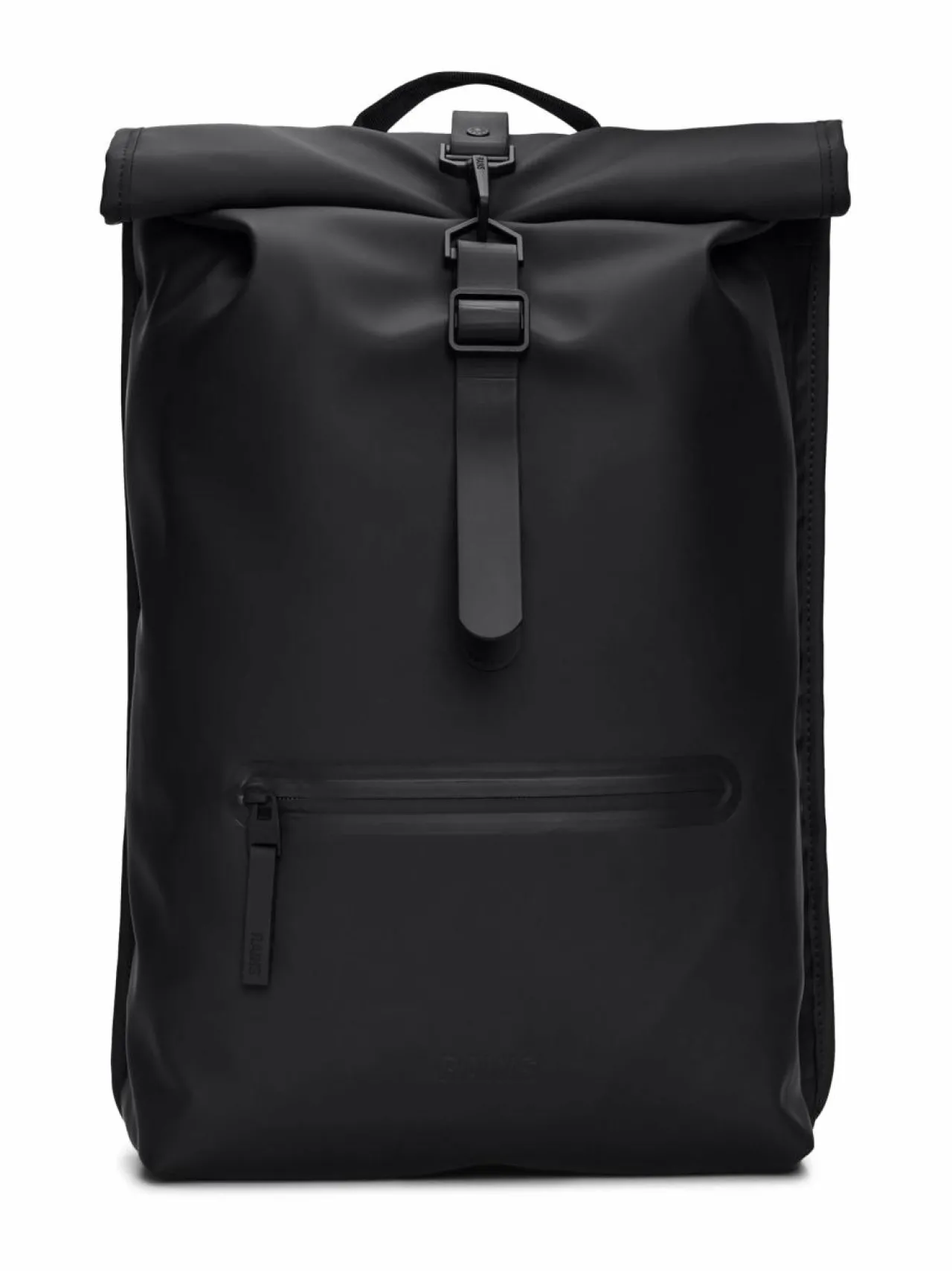 Reput|Reput<Rains Rolltop W3 - vedenkestävä reppu 01 BLACK