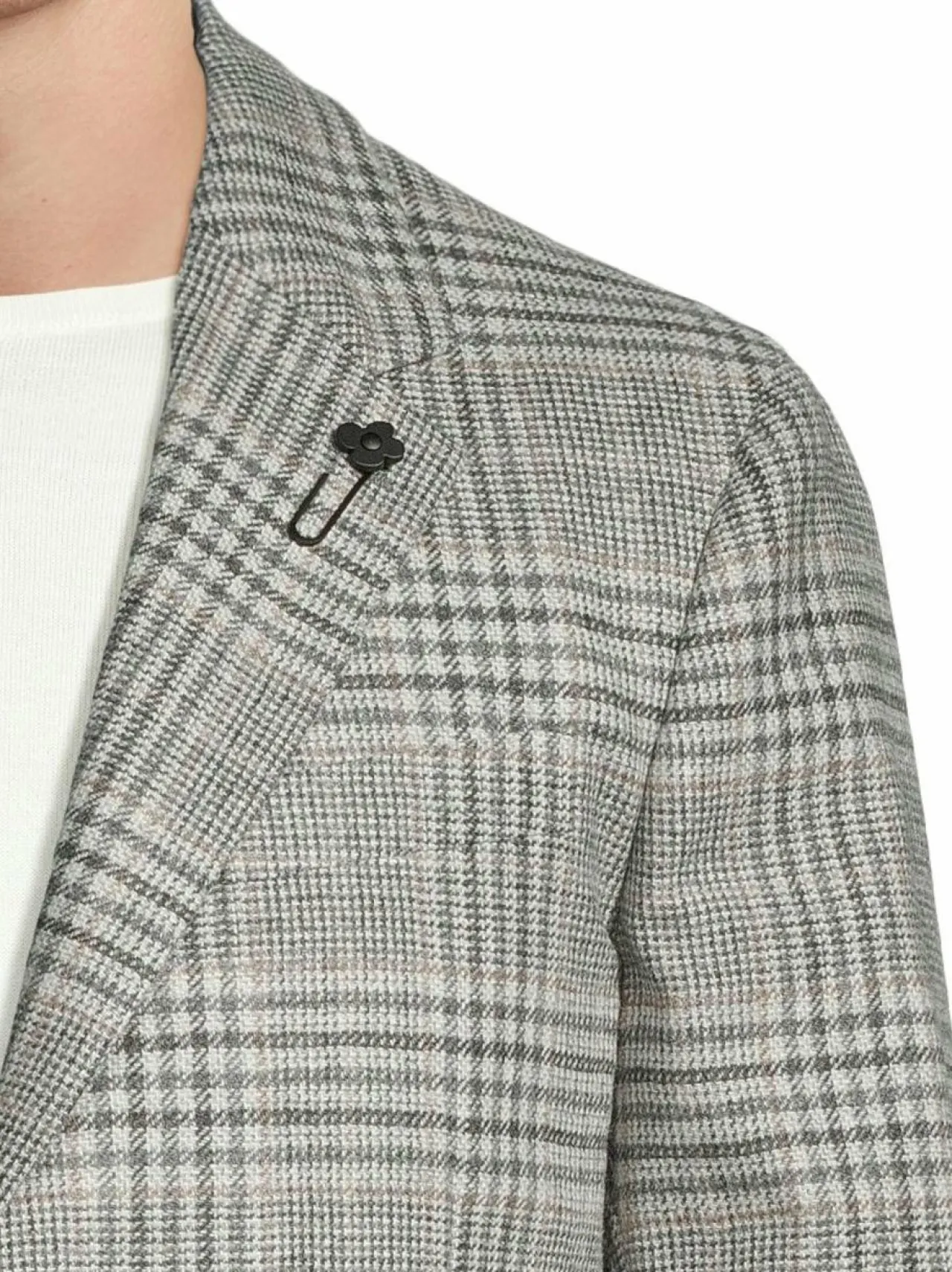 Bleiserit<Lardini Roma-ruutubleiseri 920GR GREY