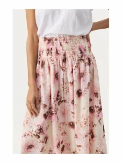 Hameet<Part Two Rosabell-printtikuvioitu hame 303767 PINK NECTAR FLOWER