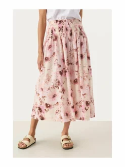 Hameet<Part Two Rosabell-printtikuvioitu hame 303767 PINK NECTAR FLOWER