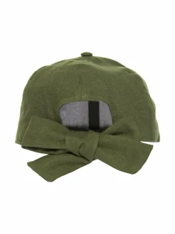 Hatut & Pipot<KN Kati Niemi Rosalina Linen -lippalakki 40 OLIVE