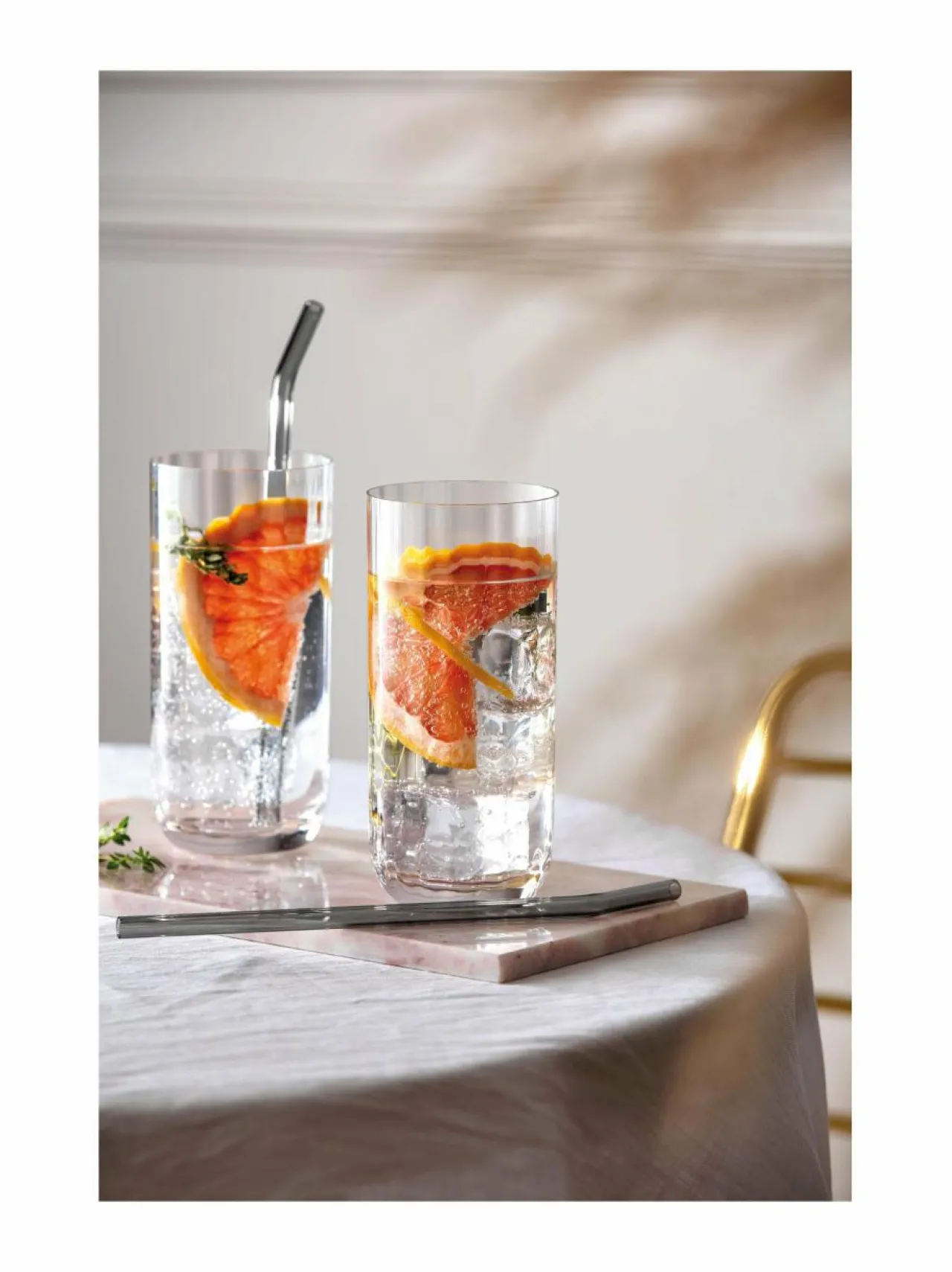 Lasit<Villeroy & Boch Rose Garden Long Drink -juomalasi 4 kpl TRANSPARENT