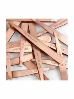 Tweezerman Rose Gold Slant Tweezer -pinsetit^ Meikkaustarvikkeet