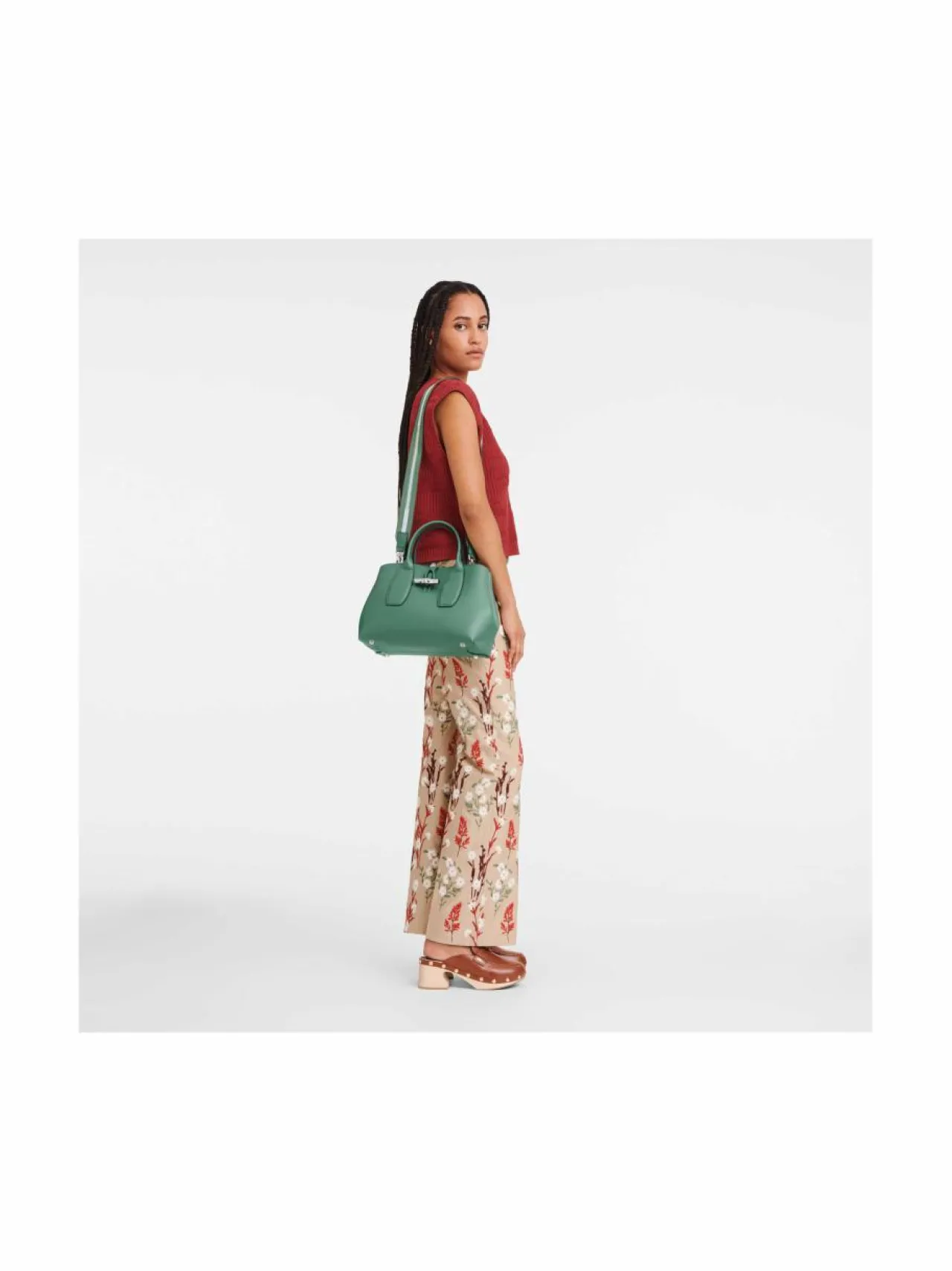 Longchamp Roseau Box Top M -käsilaukku^ Käsilaukut