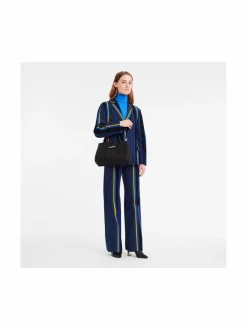 Käsilaukut<Longchamp Roseau Top M -nahkalaukku 001 BLACK