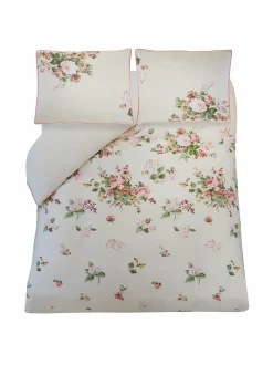 Liinavaatteet<Laura Ashley Rosemore-satiinipussilakanasetti 59 PALE PINK