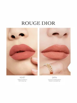Huulet<DIOR Rouge Satin -huulipuna