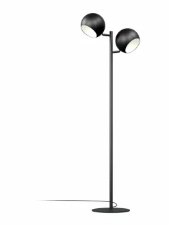 Lattiavalaisimet<Design by Grönlund Round Double -lattiavalaisin 145 cm 05 MATT BLACK