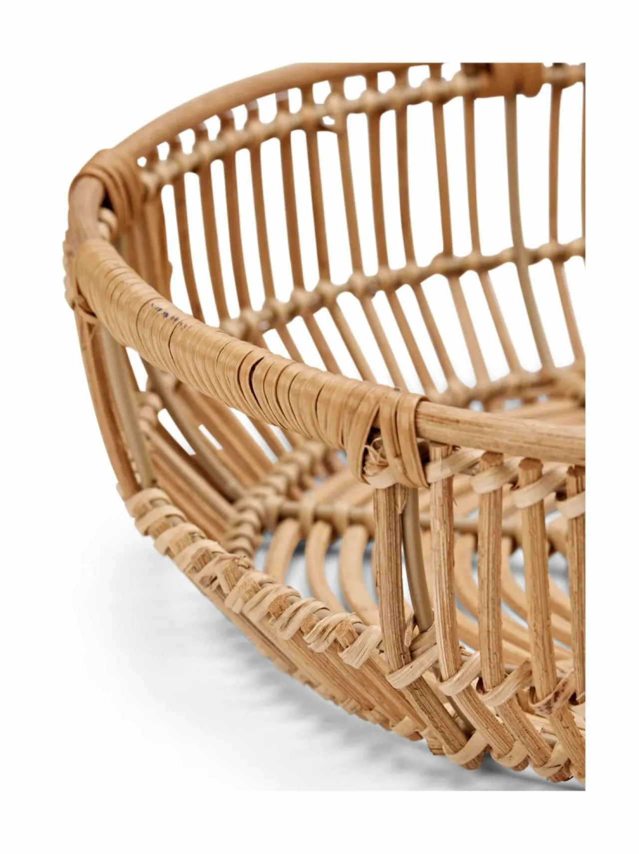 Keittiö- & Kattaustekstiilit<Lexington Round Rattan Tray -tarjotin 2200-M NATURAL