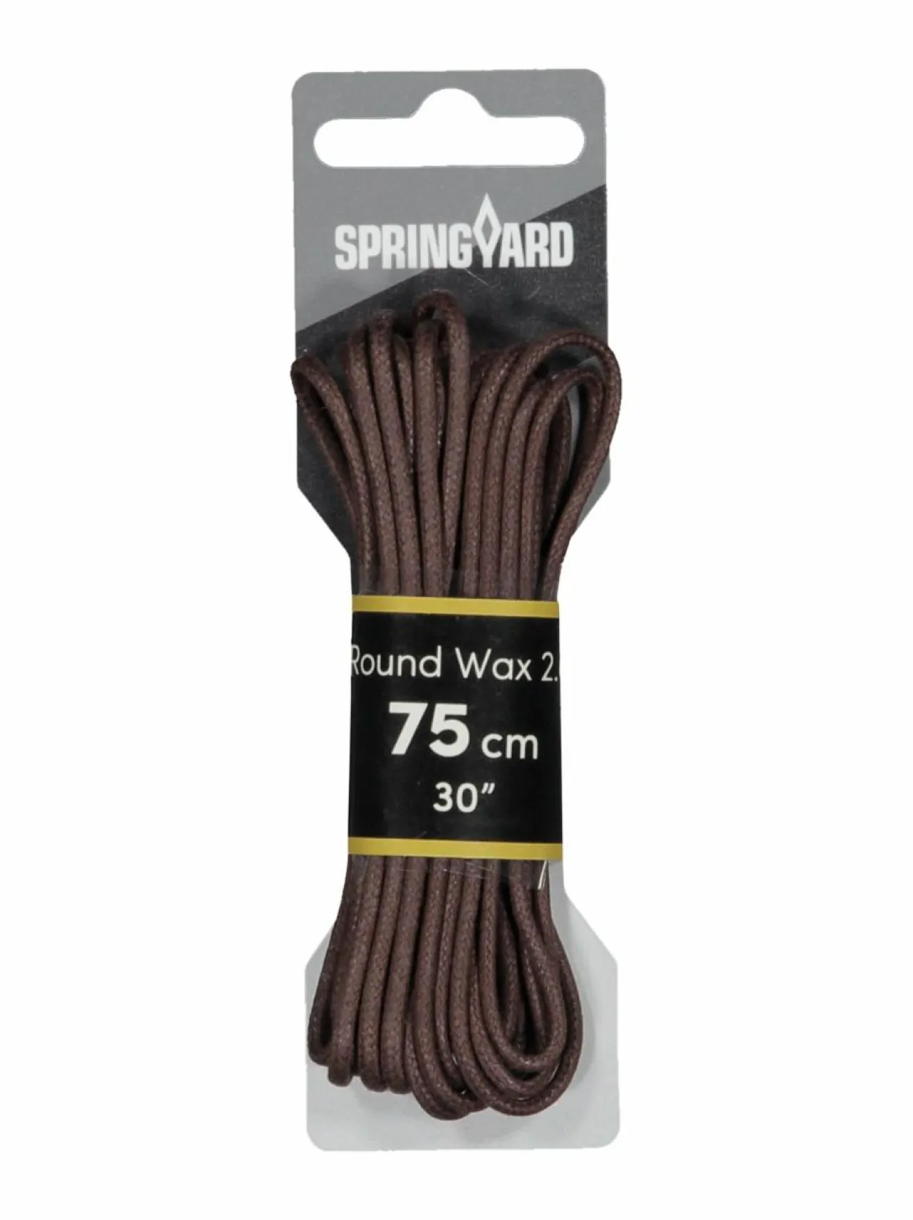 Springyard Round Wax 2.0 -kengännauhat 75 cm^ Tarvikkeet|Tarvikkeet
