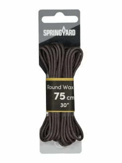 Tarvikkeet|Tarvikkeet<Springyard Round Wax 2.0 -kengännauhat 75 cm DARK BROWN