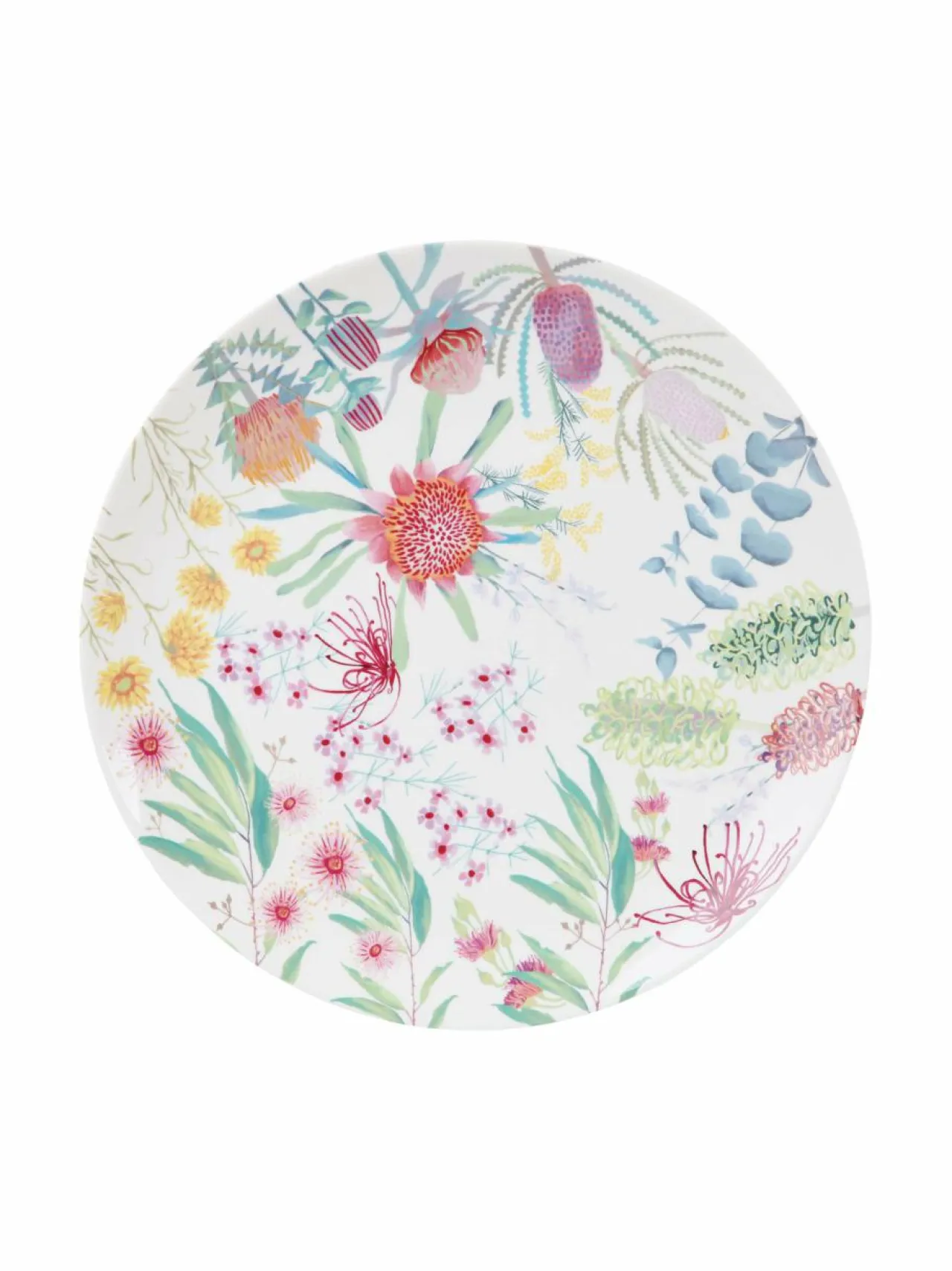 Tarjoiluastiat<Maxwell&Williams Royal Botanic Native Blooms -lautanen GREEN,YELLOW,PINK,LILA