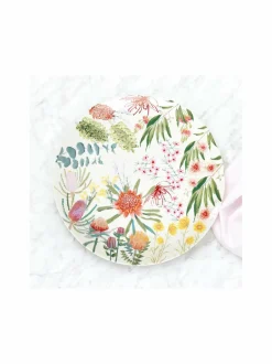 Tarjoiluastiat<Maxwell&Williams Royal Botanic Native Blooms -lautanen GREEN,YELLOW,PINK,LILA