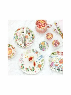 Tarjoiluastiat<Maxwell&Williams Royal Botanic Native Blooms -lautanen GREEN,YELLOW,PINK,LILA
