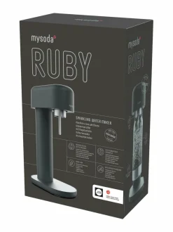 Muut Keittiölaitteet<Mysoda Ruby 2 -hiilihapotuslaite 14 x 24 x 41 cm BLACK SILVER