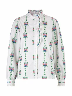 Paidat & Puserot<rich & royal Ruffle Flower -paitapusero 100 WHITE
