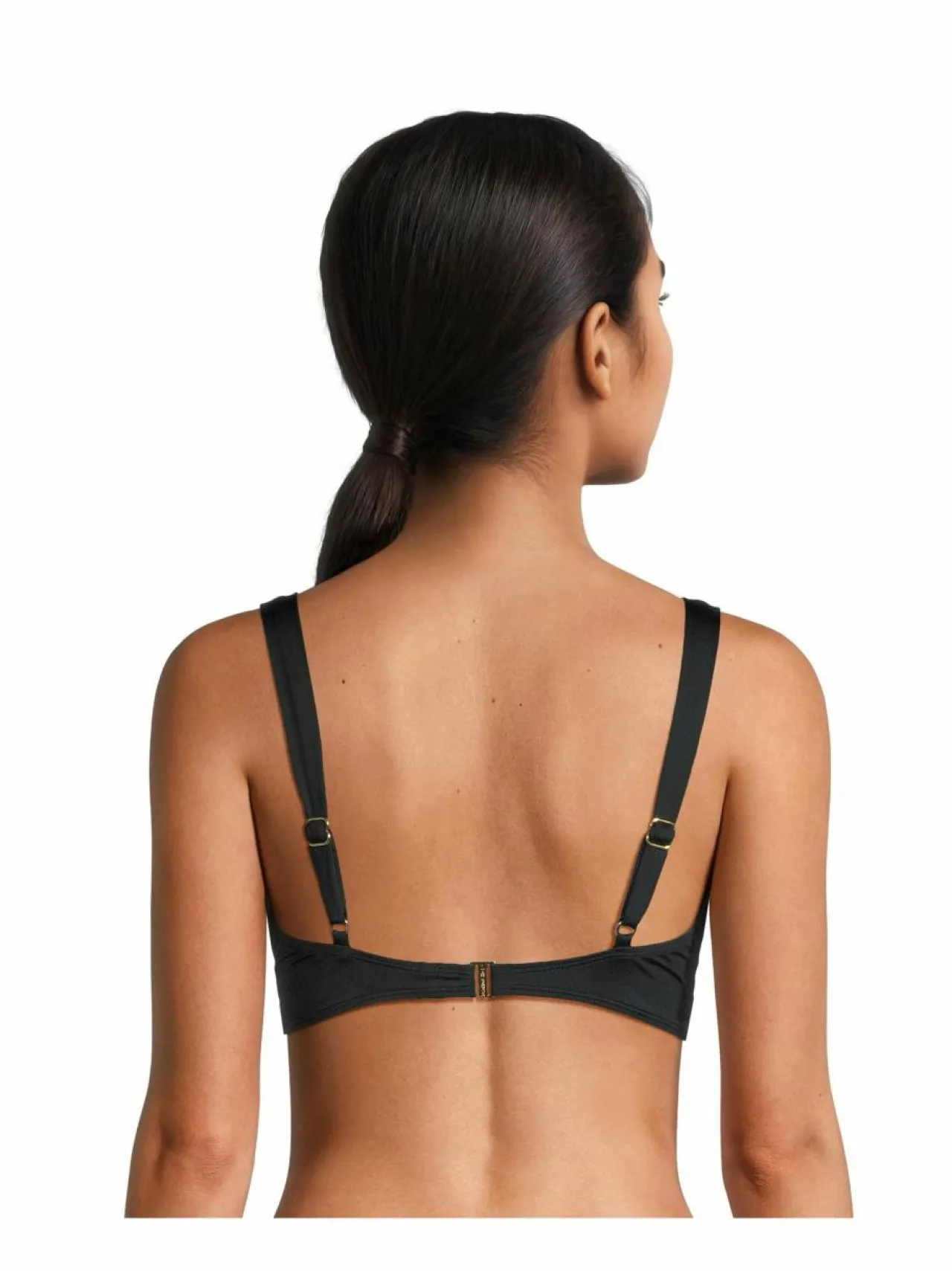 Uima-Asut<Lauren Ralph Lauren Ruffle Underwire Bra -bikiniyläosa BLACK