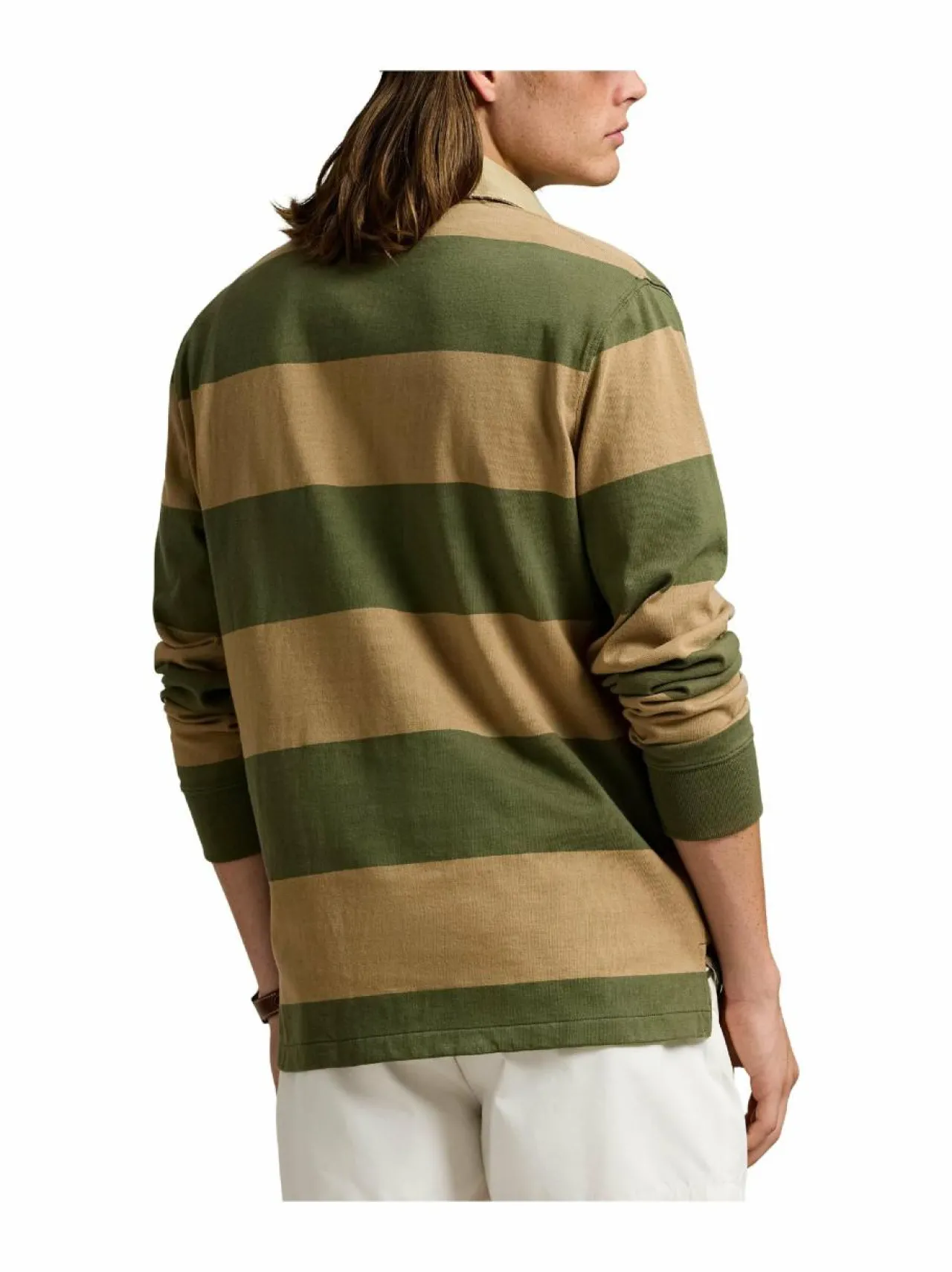 Paidat<Polo Ralph Lauren Rugbypaita NEW OLIVE/MONTANA KHAKI