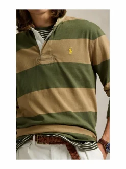 Paidat<Polo Ralph Lauren Rugbypaita NEW OLIVE/MONTANA KHAKI