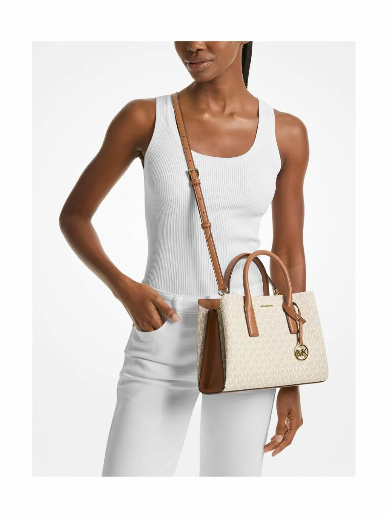 Michael Michael Kors Ruthie Small Satchel -nahkalaukku^ Käsilaukut
