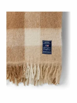 Lexington Ruudullinen peite mohairsekoitteesta 130 x 170 cm^ Huovat & Päiväpeitot