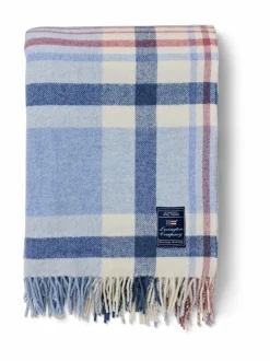 Lexington Ruudullinen villapeite 130 x 170 cm^ Huovat & Päiväpeitot